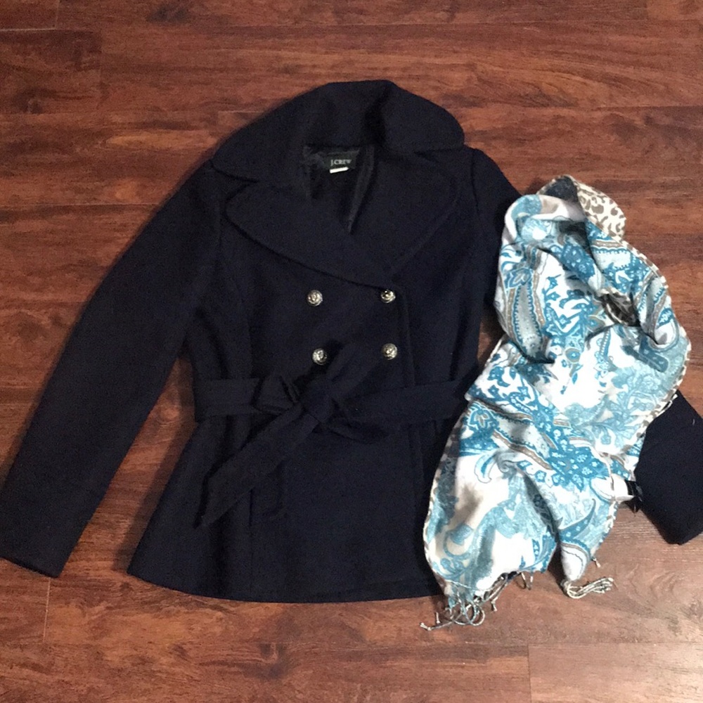 Jcrew peacoat